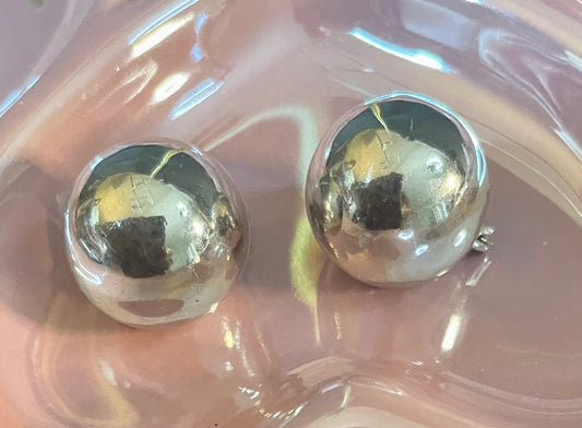 *New* Cutesee Silver Ball Earrings